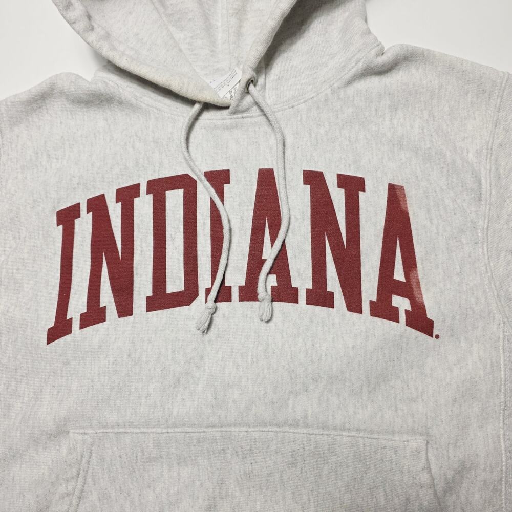 Champion Reverse Weave Indiana Hoosiers Pullover Hoodie Sweater Mens Size Small - Picture 4 of 8